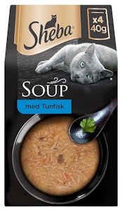 Sheba Soup med Tunfisk Våtfôr til Katter 4 x 40g