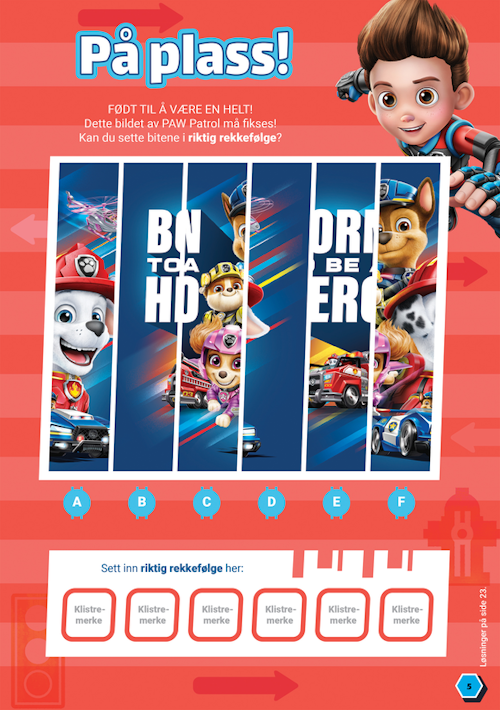 Bilde: © ARK / Oda ARK Aktivitetsbok Paw Patrol Med klistremerker