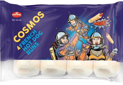 Bilde: © Mantinga / Oda Mantinga Franske hotdogbrød 4 stk