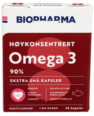 Biopharma Biopharma Omega 3 Høykonsentrat
