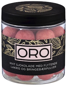 ORO Sjokoladekuler Lakris & Bringebær