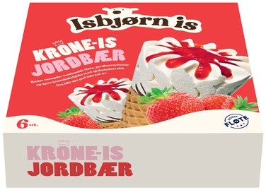 Bilde: © Isbjørn Is / Oda Isbjørn Is Krone-Is Jordbær