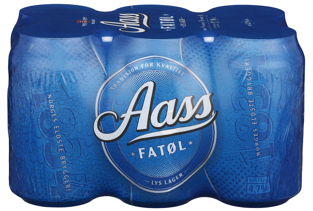 Aass Bryggeri Aass Fatøl 6x0,33l