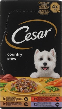 Cesar Country Kitchen Chunks In Gravy 4 x 150 gram