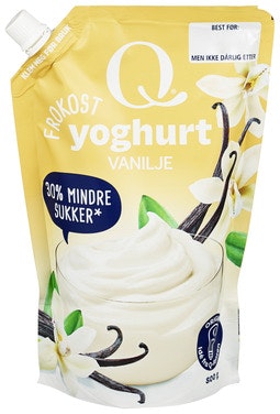 Bilde: © Q-meieriene / Oda Q-meieriene Q Frokostyoghurt Vanilje