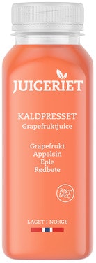 Bilde: © Juiceriet / Oda Juiceriet Kaldpresset Grapefruktjuice Grapefrukt, Appelsin, Eple og Rødbete