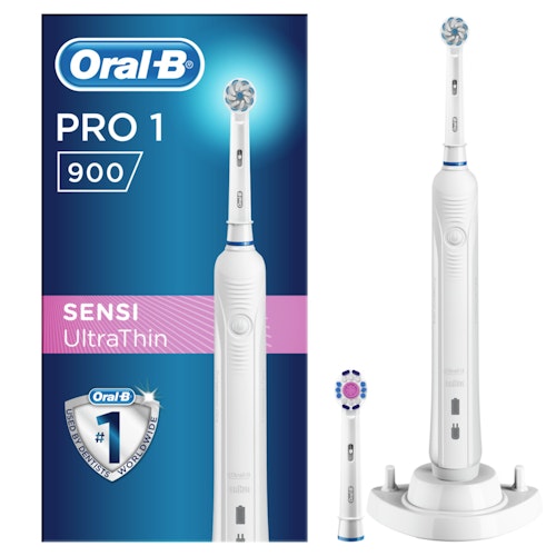 Oral-B Elektrisk tannbørste Oral-B Pro 1 900, hvit