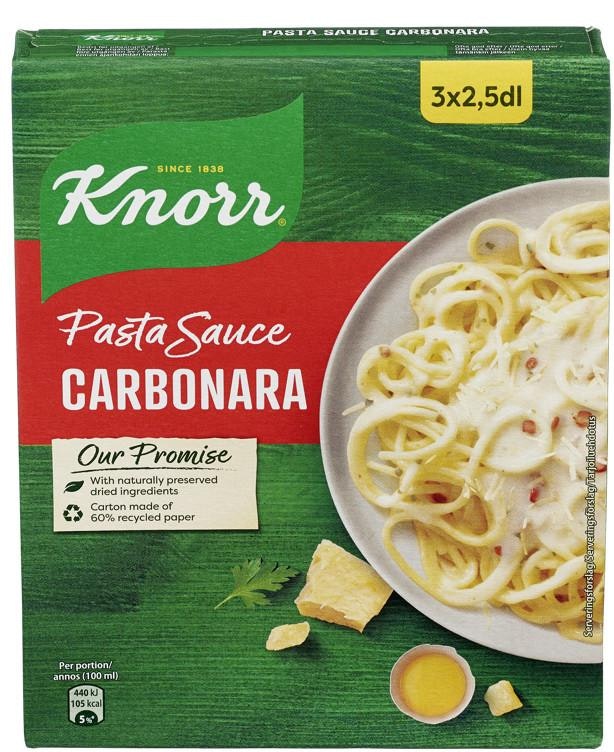 Knorr Pastasaus Carbonara 3 x 27 gr