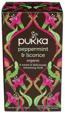 Bilde: © Pukka / Oda Pukka Peppermint & Licorice Tea