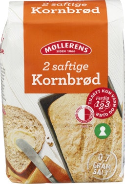 Bilde: © Møllerens / Oda Møllerens Kornbrød 1-2-3