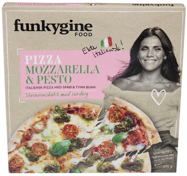 Funkygine Food Pizza med Mozzarella & Pesto