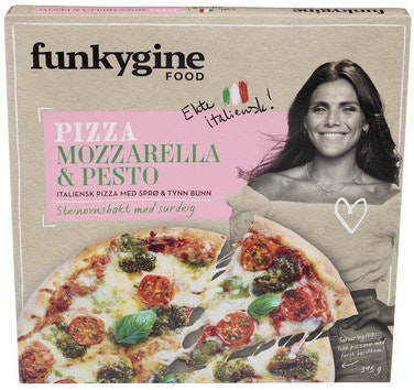 Bilde: © Funkygine Food / Oda Funkygine Food Pizza med Mozzarella & Pesto