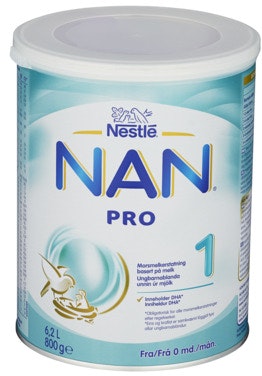 Bilde: © Nestlé / Oda Nestlé NAN Pro 1 Fra fødselen, 800 g