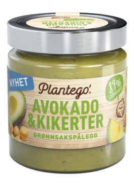 Bilde: © Plantego / Oda Plantego Grønnsakspålegg Avokado & kikerter