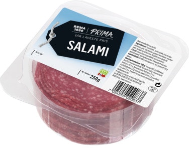 Bilde: © Prima / Oda Prima Salami Stablepakke, 250 g
