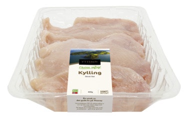 Bilde: © Ytterøy Kylling / Oda Ytterøy Kylling Naturell Kyllingfilet i Tynne Skiver