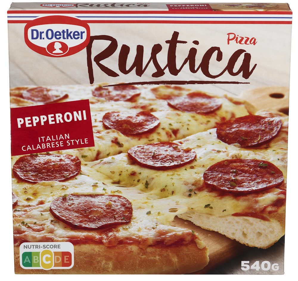Dr. Oetker Rustica Pepperoni Calabrese Pizza