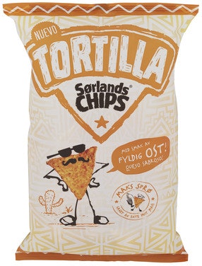 Bilde: © Sørlandschips / Oda Sørlandschips Sørlandschips Tortilla Ost