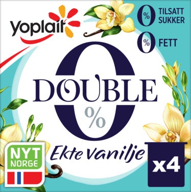 Bilde: © Yoplait / Oda Yoplait Yoplait 00% Vanilje, 4x125g