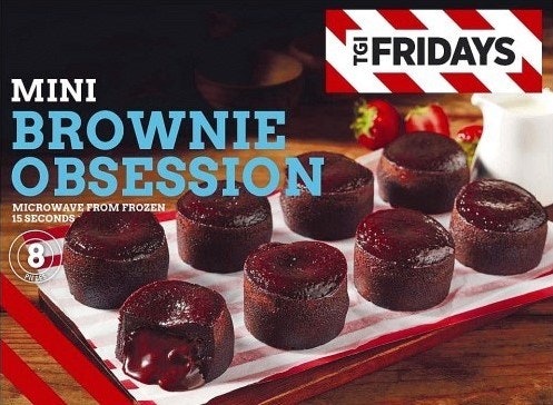 TGI Fridays Mini Brownie Obsession 8 stk