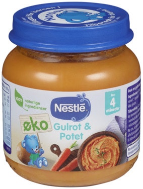 Bilde: © Nestlé / Oda Nestlé Gulrot & Potet Fra 4 mnd, Økologisk