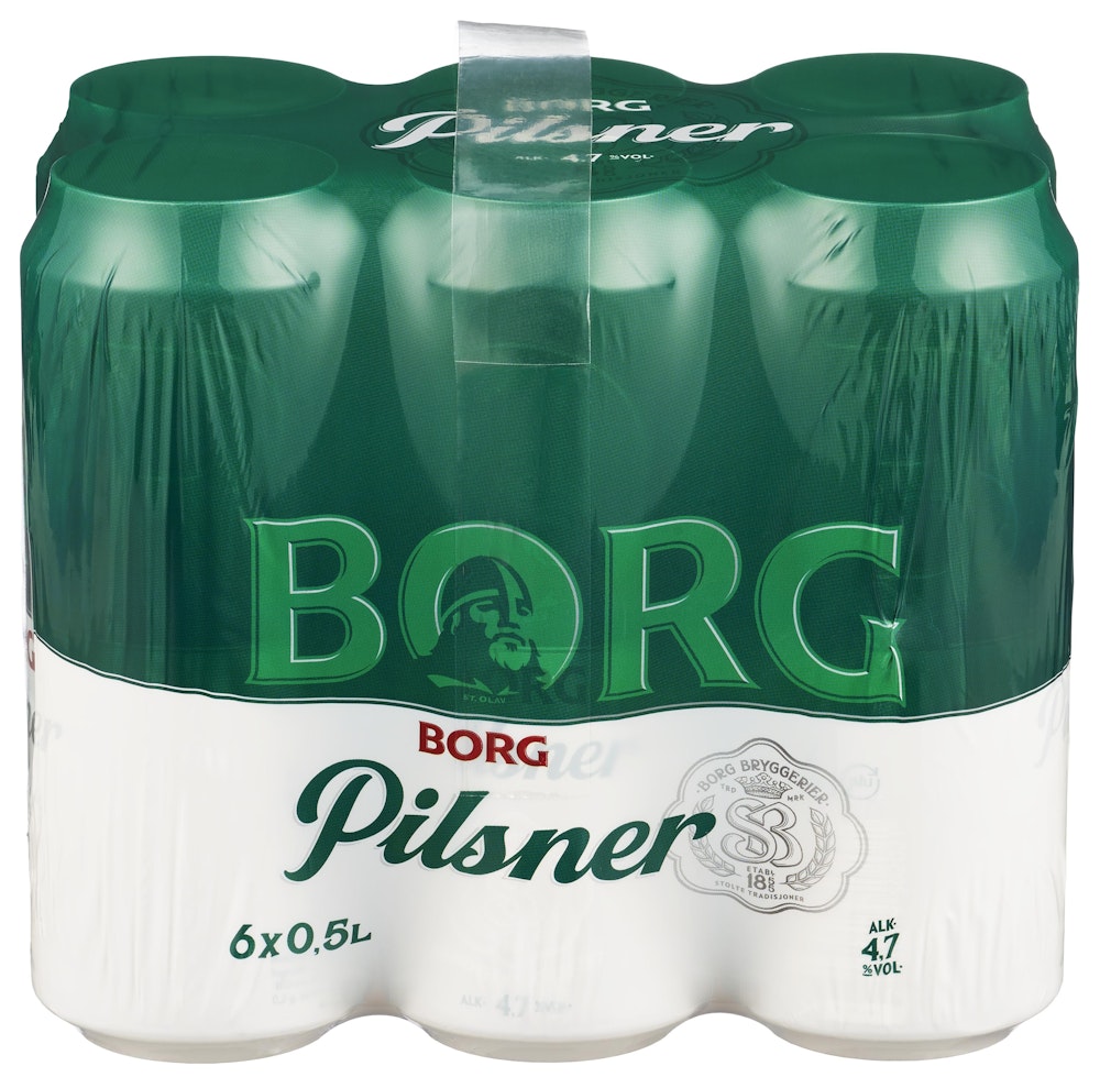 Hansa Borg Borg Pilsner 6 x 0,5L