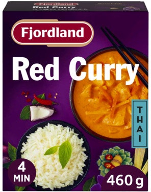 Fjordland Red Curry Kyllinggryte med jasminris