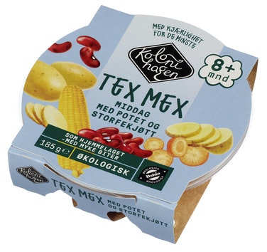 Bilde: © Kolonihagen / Oda Kolonihagen Tex Mex med Potet og Storfekjøtt Fra 8 mnd, Økologisk
