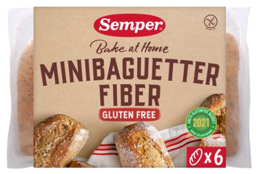 Bilde: © Semper / Oda Semper Fiberbaguetter Glutenfri