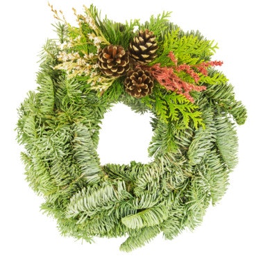 Bilde: © FreshFlowers / Oda FreshFlowers Nobiliskrans med pynt ø25cm