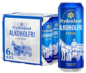 Frydenlund Fatøl Alkoholfri 6 x 0,5L