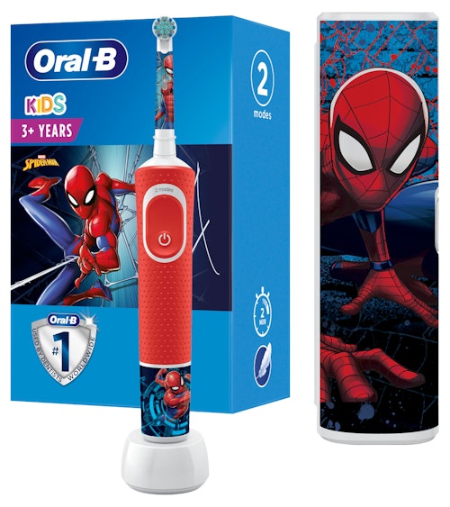 Oral-B Elektrisk tannbørste Spiderman, for barn fra 3 år