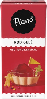 Bilde: © Tine / Oda Tine Piano Jordbærgelé