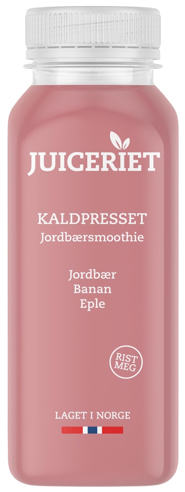 Juiceriet Kaldpresset Jordbærsmoothie Jordbær, Banan & Eple