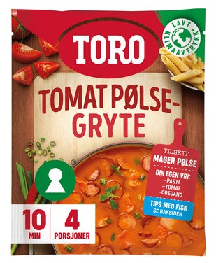 Bilde: © Toro / Oda Toro Tomat Pølsegryte