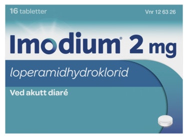 Imodium Tabletter 2mg, 16 stk