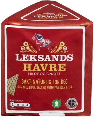 Bilde: © Leksands / Oda Leksands Knekkebrød Havre