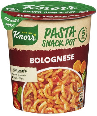 Bilde: © Knorr / Oda Knorr Pasta Bolognese Smårett i Kopp