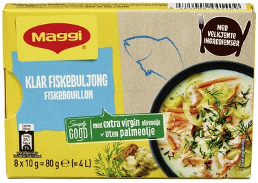 Bilde: © Maggi / Oda Maggi Klar fiskebuljong Terninger