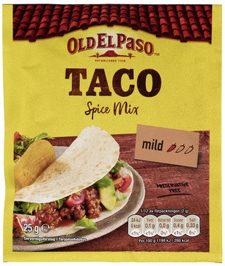 Bilde: © Old El Paso / Oda Old El Paso Taco Spice Mix 25 g