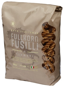 Bilde: © REMA 1000 / Oda REMA 1000 Fullkorn Fusilli