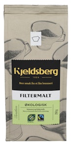 Kjeldsberg Kaffebrenneri Fairtrade Kaffe Filtermalt Økologisk