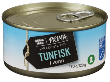 Bilde: © REMA 1000 / Oda REMA 1000 Tunfisk i Vann