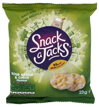 Snack a jack Snack a Jacks  Sour Cream