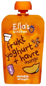 Ellas Frukt Yoghurt + Havre Mango Fra 6 mnd