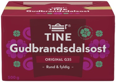 Bilde: © Tine / Oda Tine Gudbrandsdalsost G35