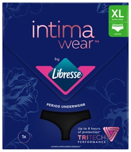 Libresse Intimawear Hipster menstruse Sort, str. XL