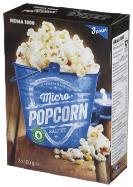 Bilde: © REMA 1000 / Oda REMA 1000 Micropopcorn 3pk