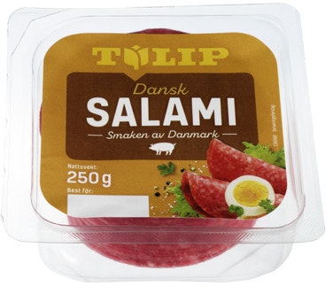 Bilde: © Tulip / Oda Tulip Dansk Salami Skivet