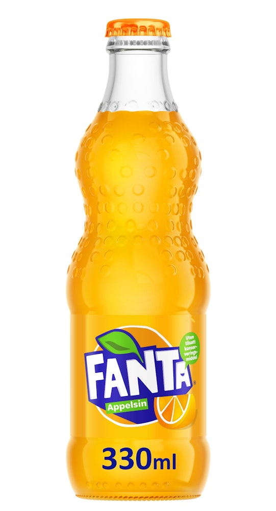 Fanta Orange Glassflaske